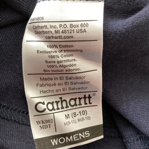 Women’s Carhartt short sleeve T-shirt size M - Picture 3 of 6